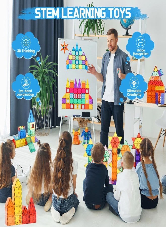 Paaxido Magnetic Tiles,100PCS Magnet Building Blocks - Image 2